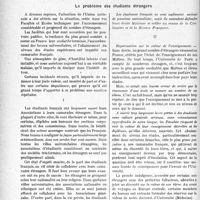 2167 - Page 2158 - Partie professionnelle, Hygiène, Assistance, Mutualité, Intérêts corporatifs, Variétés. Travaux Originaux. Mutualité familiale. Propagande [A. Gassot] / Union nationale des étudiants de France. Le problème des étudiants étrangers [Paul Rambert]