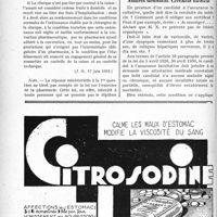 2181 - Page 2172-LXIV - A travers l’officiel. Réponses des Ministres aux questions des Parlementaires. Fournitures pharmaceutiques aux assurés sociaux dans une clinique / Assurances sociales. Assurés facultatifs. Certificat médical [Dr. Paul Boudin]