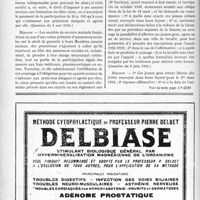 2203 - Page 2194-XIV - A travers l’officiel. Réponses des Ministres aux questions des Parlementaires. Prise en charge par les Sociétés de Secours mutuels de la participation des assurés sociaux dans les frais de maladie. Libre choix / Situation des sursitaires de la classe 1928