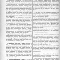 2213 - Page 2204 - Partie scientifique. Travaux Originaux. A propos de l’appendicite aiguë, par le Dr Georges Audain