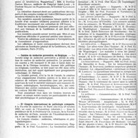 2247 - Page 2238 - Partie professionnelle, Hygiène, Assistance, Mutualité, Intérêts corporatifs, Variétés. Reportage professionnel. Nouvelles Informations, (Voir les Dernières Nouvelles en tête des « Demi-Colonnes »). Conférence internationale de défense sociale contre la syphilis et centenaire d’Alfred Fournier / Centres de médecine préventive, en Belgique / IIe Congrès international de pathologie comparée