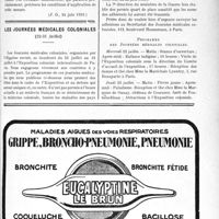2248 - Page LV-2239 - A travers l’officiel. Réponses des Ministres aux questions des Parlementaires. Situation des sursitaires de la classe 1928 / Les journées médicales coloniales, (22-31 juillet)