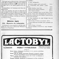 2256 - Page LXIII-2247 - Correspondance. Accidents du Travail. Rente de la veuve d’un accidenté du travail / Médecine légale. Honoraires des radiographes