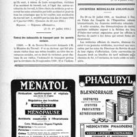 2269 - Page 2260-XII - A travers l’officiel. Réponses des Ministres aux questions des Parlementaires. Les assistés de la Seine accidentés du travail ont droit au libre choix du médecin / Cumul des indemnités de transport pour les assurés sociaux / Journées médicales coloniales