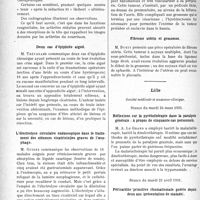 2293 - Page 2284 - Partie scientifique. L’actualité Scientifique. Les Sociétés Savantes. Paris. Société des chirurgiens de Paris. Séance du 1er mai 1931 / Lille. Société médicale et anatomo-clinique. Séance du mardi 24 mars 1931 / Séance du mardi 21 avril 1931