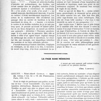 2311 - Page 2302 - Partie professionnelle, Hygiène, Assistance, Mutualité, Intérêts corporatifs, Variétés. Travaux Originaux. L’actualité Professionnelle. La sage-femme gynécologue / La page sans médecine