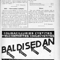 2318 - Page LVII-2309 - Correspondance. Application du Tarif Fallières. Soins d’urgence et transport d’un blessé / Interventions multiples