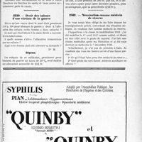2324 - Page LXIII-2315 - Correspondance. Questions médico-militaires. Affectation en cas de mobilisation / Droit des enfants d’une victime de la guerre / Nomination comme médecin de réserve