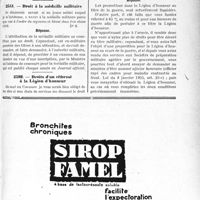 2326 - Page LXV-2317 - Correspondance. Questions médico-militaires. Honorariat du grade / Droit à la médaille militaire / Droits d’un réformé à la Légion d’honneur