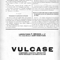 2335 - Page 2326-X - A travers l’officiel. Service de santé militaire / Nominations de professeurs de Faculté / Décret du 6 juillet 1931 fixant le régime d’assurances du personnel ouvrier des établissements industriels de l’Etat