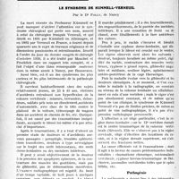 2343 - Page 2334 - Partie scientifique. Travaux Originaux. Le syndrome de Kummell-Verneuil, par le Dr Folly