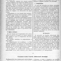 2355 - Page 2346 - Partie scientifique. Travaux Originaux. Ce que pratiquement le" médecin doit savoir... de l’aortite abdominale, d’après les travaux de M. L. Ramond et ceux de M. O. Weil. Comment soupçonner, puis reconnaître l’aortite abdominale chronique. Signes physiques cardinaux : localement modifications de l’aorte abdominale ; à distance, modifications de la circulation / Comment traiter l’aortite abdominale chronique. Traitement des Crises douloureuses paroxystiques / Pronostic