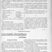 2356 - Page 2347 - Partie scientifique. Travaux Originaux. Ce que pratiquement le" médecin doit savoir... de l’aortite abdominale, d’après les travaux de M. L. Ramond et ceux de M. O. Weil. Comment traiter l’aortite abdominale chronique. Pronostic / Dans l’intervalle des accès / Traitement de l’aortite abdominale elle-même / L’Actualité Scientifique. La Presse. La fatigue chez l’enfant [(La Presse Médicale, 29 avril 1931.)]