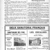 2403 - Page 2394-VI - Abonnés du Concours exerçant dans les stations d’altitude / Demandes et offres / Renseignements