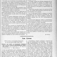 2432 - Page 2423 - Partie scientifique. L'Actualité Scientifique. Les Congrès. VIIe Congrès national de la Tuberculose, (Suite). Le diagnostic de l’activité de la tuberculose pulmonaire, rapporteurs : Prof. Leurët et Dr Caussimon / Les Livres. Comment sont traités les rhumatisants chroniques dans le service central de physiothérapie de l’Hôtel-Dieu de Paris, par H. Dausset, L. H. Dejust, A. Chenilleau. L. Brace.-Gillot. L’expansion Scientifique Française, Paris 1931