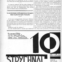 2457 - Page 2448-LVI - A travers l’officiel. Avis de vacance d’un postée de directeur de bureau municipal d’hygiène / Avis de vacance de postées de médecin chef d’asiles publics d’aliénés / La terminologie médicamenteuse étrangère dans la pharmacopée française