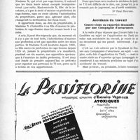 2465 - Page 2456-LXIV - Correspondance. Loyers. Location bourgeoise. Exercice de la profession de sage-femme / Accidents du travail. Contre-visite ou expertise demandée par une Compagnie d’assurances