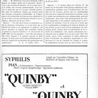 2478 - Page XIII-2469 - A travers l’officiel. Arrêté du Ministre de la Santé publique du 7 juillet 1931 sur les substances vénéneuses / Réponses des Ministres aux questions des Parlementaires. Situation fiscale d’un médecin au service de plusieurs entreprises industrielles
