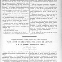 2486 - Page 2477 - Partie scientifique. Travaux Originaux. L'obstétrique à la campagne. Le savon en obstétrique, par le Docteur Camescasse / Clinique Médicale, Clinique médicale des enfants : hôpital des enfans-malades. Trois leçons sur les cardiopathies aiguës de l’enfance. Les syndromes myocarditiques aigus, par Edouard Pichon
