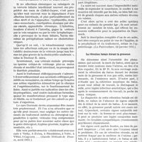 2497 - Page 2488 - L’Actualité Scientifique. La Presse. Cholécystopathies et cure de Châtel-Guyon [(Gazette Médicale de France, avril 1931.)]. La protection des enfants abandonnés hérédo-syphilitiques en Danemark [(La Puériculture, 10 janvier 1931.)] / La rétention foetale durant la grossesse [(L’Hôpital, janvier 1931-B.)]