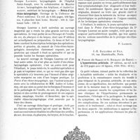 2503 - Page 2494 - L’Actualité Scientifique. La Presse. Les Livres. Précis d’oto-rhino-laryngologie, par Georges Laurens, Masson et Cie, éditeurs, Paris / L’hypertension artérielle, 2e édition, M. Perrin et G. Richard, J.-B. Baillière et Fils, Paris, 1930