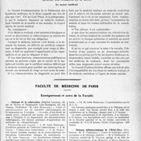 2582 - Page 2573 - Partie professionnelle, Hygiène, Assistance, Mutualité, Intérêts corporatifs, Variétés. Comptes rendus, documents, pièces officielles. Secret médical. Médecin traitant et contrôle des Caisses dans ia loi des Assurances sociales, par M. le Docteur Pierre Mazel / Syndicat des médecins de la Seine. Le secret médical / Faculté de médecine de Paris. Enseignement et actes de la Faculté