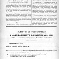 2595 - Page 2586-LVIII - Correspondance. Questions diverses. Un mari est toujours responsable du paiement des honoraires pour soins donnés à sa femme / Frais de dernière maladie et renonciation à la succession