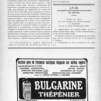 2645 - Page 2636-XLVIII - A travers l’officiel. Réponse d’un Ministre à la question d’un Parlementaire. Le fait pour un médecin, de prendre aux assurés sociaux des honoraires inférieurs au tarif minimum syndical ne peut-être considéré comme un abus / A.P.I.M, (Association professionnelle internationale des médecins)