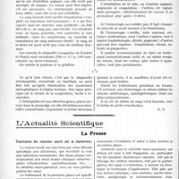 2681 - Page 2672 - Partie scientifique. Travaux Originaux. Ce que pratiquement le médecin doit savoir de... l’Hémophilie essentielle ou familiale, le traitement de la diathèse, le traitement des hémorragies, d’après Mm P. Chevallier et R. Goldberg. Traitement des hémorragies / L'Actualité Scientifique. La Presse. Traitement des sinusites aiguës par la diathermie [(Gaz. hebd. des Sc. médicales de Bordeaux, 8 février 1931.)] / Au sujet de la syphilis [(Le Bulletin médical, 14 février 1931.)]
