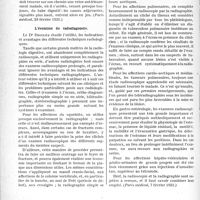 2683 - Page 2674 - Partie scientifique. L'Actualité Scientifique. La Presse. La phlébite poste-opératoire [(Paris médical, 28 février 1931.)] / L’évolution du radiodiagnostic [(Paris médical, 7 février 1931.)]