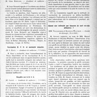 2684 - Page 2675 - Partie scientifique. L'Actualité Scientifique. Les Sociétés Savantes. Paris. Sur le vaccin antituberculeux de Friedmann, (Académie de médecine ; 7-7-1931.) / Vaccination B. C. G. et mortalité infantile, (Académie de médecine ; 7-7-1931.) / Enquête sur le B. C. G, (Académie de médecine ; 7-7-1931.) / Quand une infirmité par blessure de nerf est-elle définitive ?, (Société de chirurgie ; 15-4-1931.)