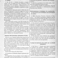 2752 - Page 2743 - Partie scientifique. L'Actualité Scientifique. Les Sociétés Savantes. Lille. Société médicale et anatomo-clinique. Séance du Mardi 2 juin 1931