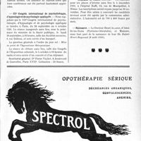 2792 - Page VII-2783 - Dernières nouvelles. Buenos-Aires / IIIe Congrès international de psychothérapie, d’hypnologie et de psychologie appliquée / Hôpitaux de Rouen / Hôpitaux de Nîmes / Naissance