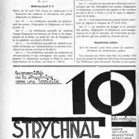 2793 - Page 2784-VIII - A travers l’officiel. Légion d’honneur / Médecins des P. T. T / Sanatoriums publics