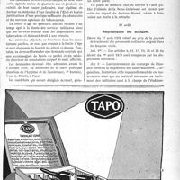 2794 - Page IX-2785 - A travers l’officiel. Sanatoriums publics / Asiles publics d’aliénés / Hôspitalisation des militaires