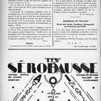 2799 - Page 2790-XIV - Correspondance. Application du Tarif Fallières. Ne pas oublier en radiologie, la majoration de 50 % / Accidents du Travail. Perte des dents, Prothèse. Incapacité permanente partielle