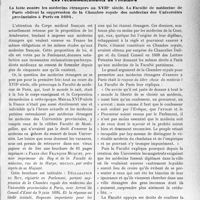 2800 - Page 2791 - Propos du jour. Les recommencements de l’Histoire. La lutte contre les médecins étrangers au XVIIe siècle. La Faculté de médecine de Paris obtient la suppression de la Chambre royale des médecins des Universités provinciales à Paris en 1694 [J. Noir]