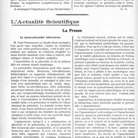 2815 - Page 2806 - Partie scientifique. Travaux Originaux. La clinique cardiologique au goût du jour. Le cures digitaliques doivent être longues (d’une semaine environ), puis renouvelées à intervalles rapprochés, d'après le Dr C. Lian. Prescriptions adjuvantes de la digitale / L’actualité Scientifique. La Presse. La pleuro-péricardite tuberculeuse [(Journal des Praticiens, 28 février 1931.)]