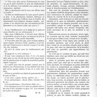 2828 - Page 2819 - Partie professionnelle, Hygiène, Assistance, Mutualité, Intérêts corporatifs, Variétés. Travaux Originaux. Hôpitaux et maisons de santé. Délivrance de médicaments aux hospitalisés [Dr Paul Boudin]