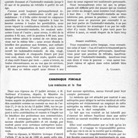 2896 - Page 2887 - Partie professionnelle, Hygiène, Assistance, Mutualité, Intérêts corporatifs, Variétés. Travaux Originaux. Mutualité familiale. Autre son de cloche [A. Gassot] / Chronique fiscale. Les médecins et le fisc [A. Martinot]