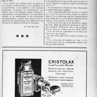2916 - Page LIX-2907 - A travers l’officiel. Assurances sociales. Une sage-femme a-t-elle le droit de prescrire des ordonnances pharmaceutiques, pendant la grossesse ? / Correspondance. Les services rendus par le « Sou Médical »
