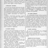 2947 - Page 2938 - Partie scientifique. Travaux Originaux. La clinique obstétricale au goût du jour. Dans quelles conditions l’avortement thérapeutique peut-il être autorisé ?, d’après le Professeur F. Heger-Gilbert. L’Eclampsie / L’albuminurie gravidique / La néphrite chronique / La pyélite / Les troubles visuels / Les troubles cardiaques / L’anémie pernicieuse / Maladies nerveuses et mentales / La chorée. L’épilepsie