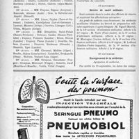 2993 - Page 2984-XII - A travers l’officiel. Liste des médecins civils auxquels le ministre a conféré, par décision du 12 septembre 1931, des récompenses honorifiques pour les soins qu’ils donnent gratuitement, aux militaires de la gendarmerie / Enseignement de la médecine / Service de santé militaire / Enseignement de la médecine