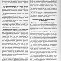 3026 - Page 3017 - Partie scientifique. L’Actualité Scientifique. Les Congrès. XXXVe Congrès des Aliénistes et Neurologistes de France, (Suite et fin). Communications de neurologie. Réflexe tonodynamique des doigts de la main et signe de Babinski, par M. Pailhas / De l’utilisation des délires: quelques cas de simulation chez des militaires, rapportés par Mm. Vurpas et Taty