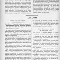 3027 - Page 3018 - Partie scientifique. L’Actualité Scientifique. Les Congrès. XXXVe Congrès des Aliénistes et Neurologistes de France, (Suite et fin). Communications de neurologie. De l’utilisation des délires: quelques cas de simulation chez des militaires, rapportés par Mm. Vurpas et Taty / Les Livres. Manuel de clinique chirurgicale journalière. Examens cliniques. Indications thérapeutiques, par Henri Lorin, Gaston Doin et Cie, éditeurs,, Paris / Nouveaux régimes, par Pau Reboux, Ernest Flammarion, éditeur, Paris
