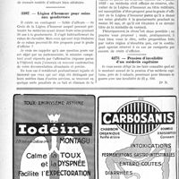 3053 - Page 3044-LXVIII - Correspondance. Questions médico-militaires. Droit aux soins médicaux gratuits / Légion d’honneur pour soins aux gendarmes / Pension d’invalidité d’un médecin capitaine