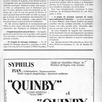 3064 - Page VII-3055 - Dernières nouvelles. L’Association corporative des étudiants en médecine de Paris est reconnue d’utilité publique / Congrès de la tuberculose de Davos / IIe Congrès de chirurgie esthétique / Le IIe Congrès international de pathologie comparée / Ligue française contre le rhumatisme / A propos du prochain concours de l’assistance médicale de l’Indochine