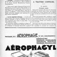 3065 - Page 3056-VIII - Dernières nouvelles. A propos du prochain concours de l’assistance médicale de l’Indochine / Hôpitaux d’Orléans / Nécrologie [Dr Charles C. Brace, M. Henri Baqué] / La cure sanatoriale à Briançon / A travers l’officiel. Assurances sociales
