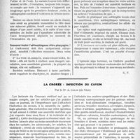 3081 - Page 3072 - Partie scientifique. Travaux Originaux. La petite chirurgie au goût du jour. L’adénophlegmon rétro-pharyngien du nourrisson, d’après le Dr A. Viela / La Chorée : infection du cavum, par le Dr A. Colin