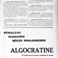 3132 - Page VII-3123 - Dernières nouvelles. Distinction honorifique / Société d’électro-radiologie du Sud-Ouest / Hôpitaux de Lyon / Hôpitaux de Versailles / Hôpitaux d’Angers / Hospices civils de Toulon